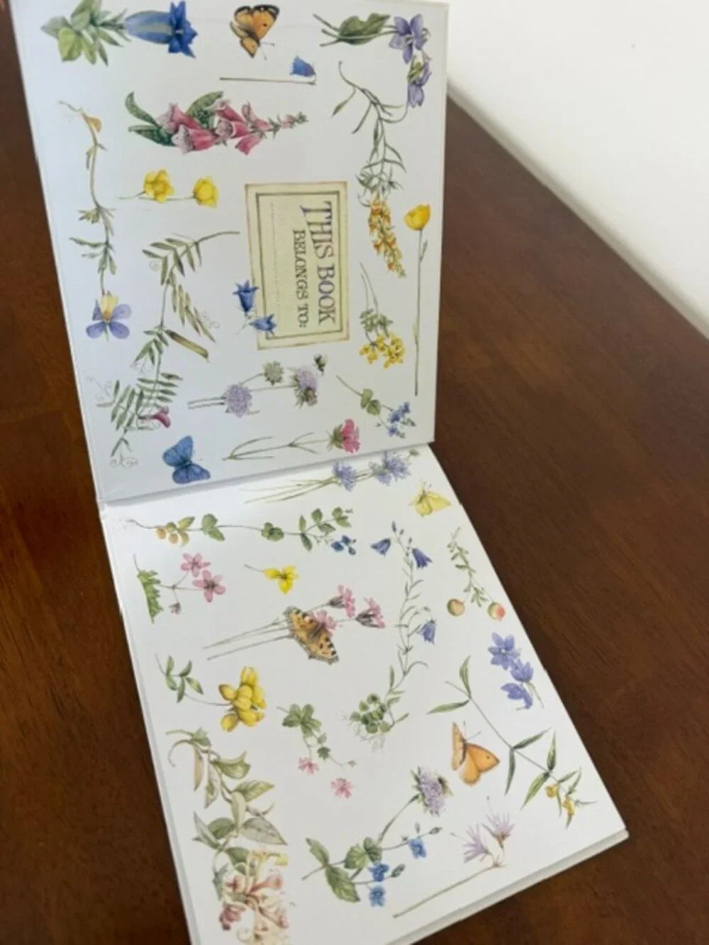 Vintage Hallmark Marjolein Bastin Guest Book Nature’s Sketchbook RA8770